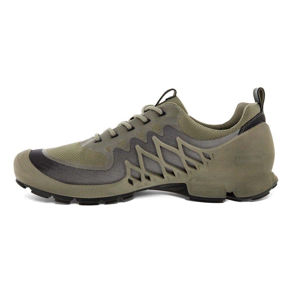 ECCO Mens Hiking Shoes Olive - Biom Aex Low Two-Tone - MNP-712940